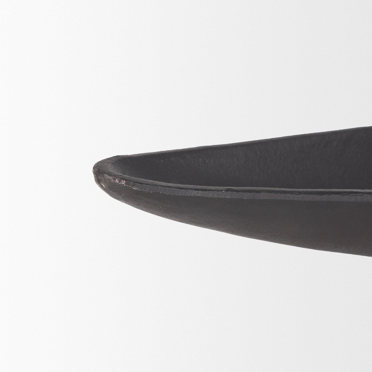 Piero Large Matte Black Metal Decorative Bowl by Mercana at Eve Furniture