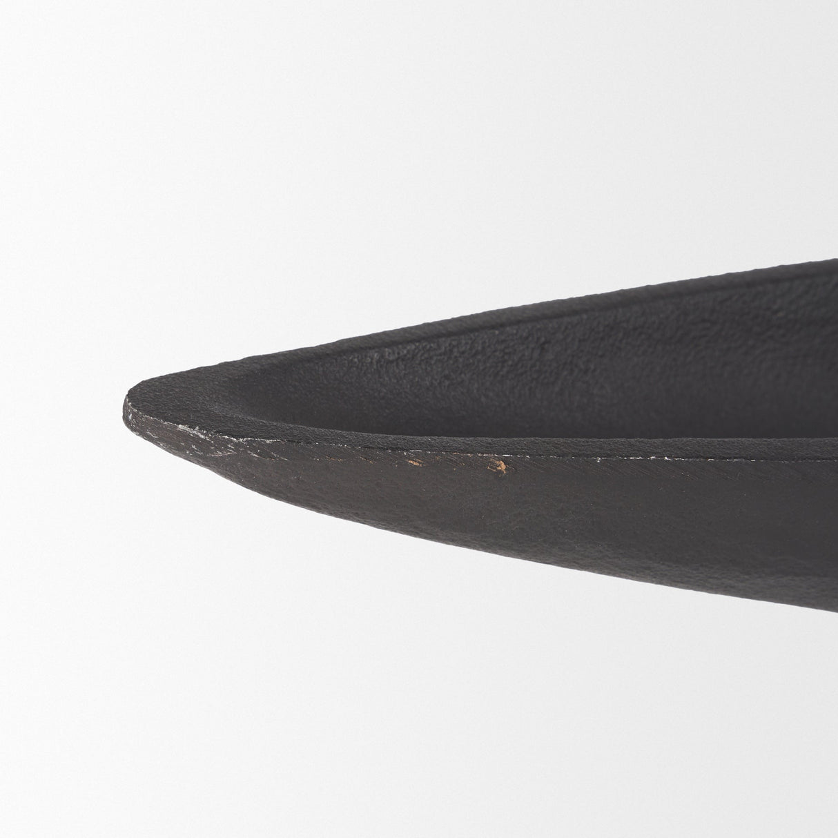 Piero Large Matte Black Metal Decorative Bowl by Mercana at Eve Furniture
