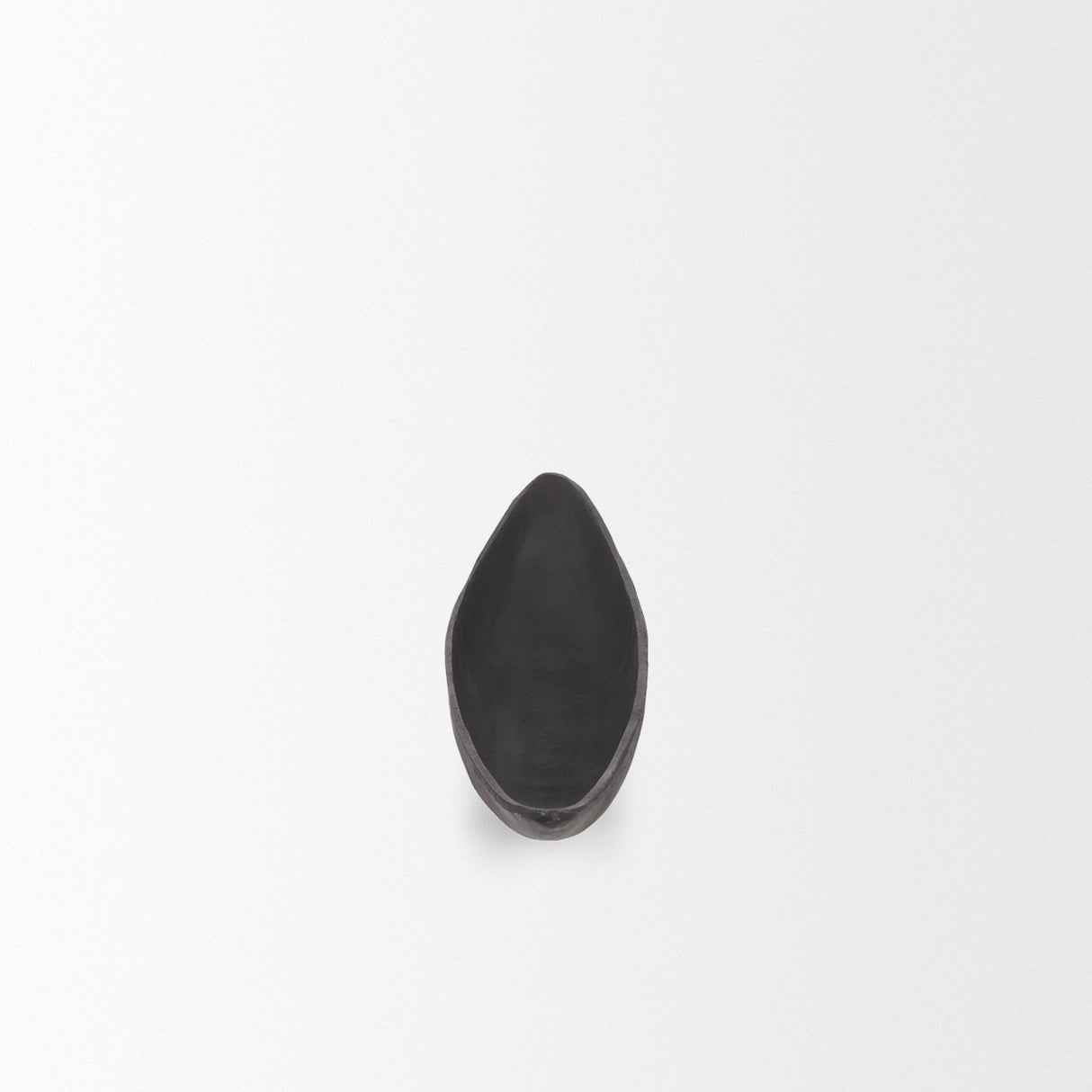 Piero Small Matte Black Metal Decorative Bowl by Mercana at Eve Furniture