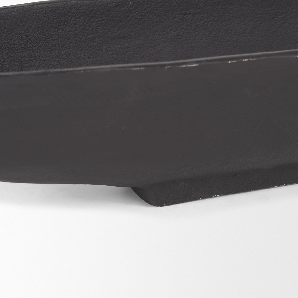 Piero Small Matte Black Metal Decorative Bowl by Mercana at Eve Furniture