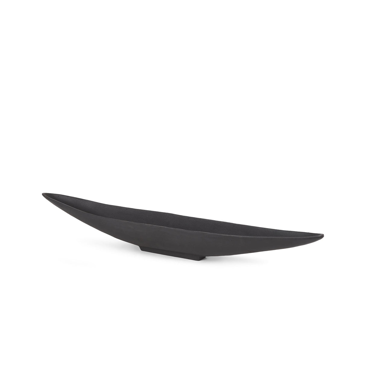 Piero Small Matte Black Metal Decorative Bowl by Mercana at Eve Furniture