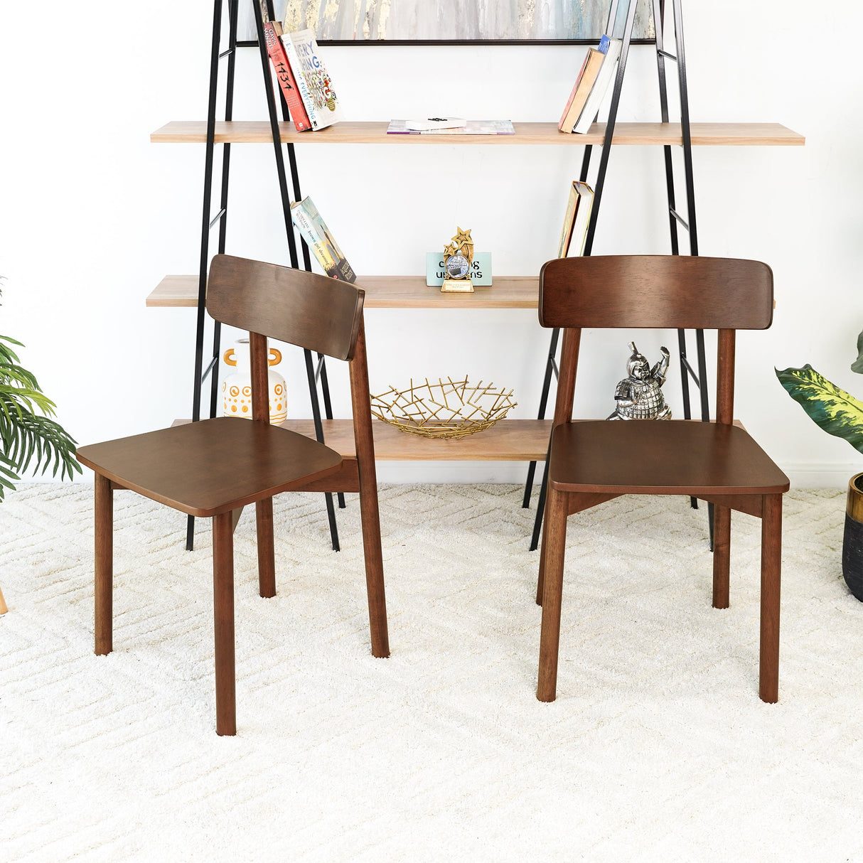 Pierre Walnut Dining Chair (Set Of 2) by Ashcroft Furniture at Eve Furniture
