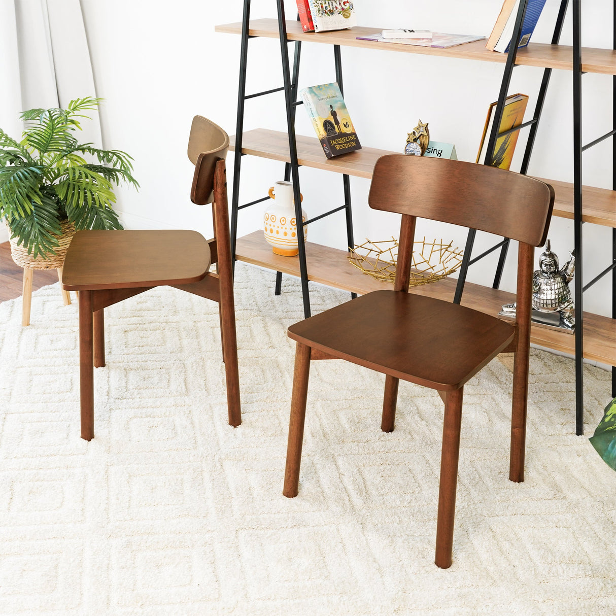 Pierre Walnut Dining Chair (Set Of 2) by Ashcroft Imports at Eve Furniture