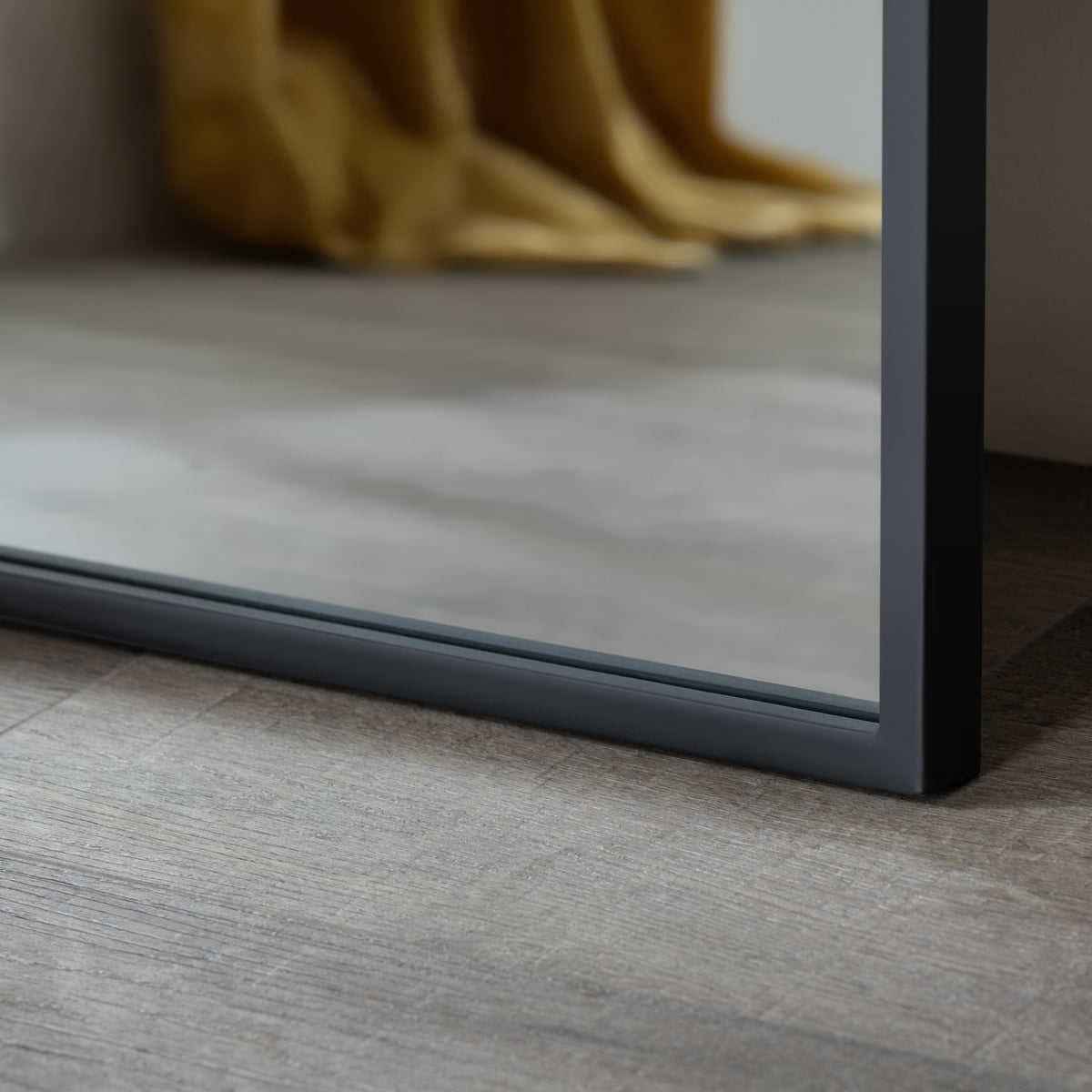 Pierson 1 Black Wall Mirror by Crestview at Eve Furniture