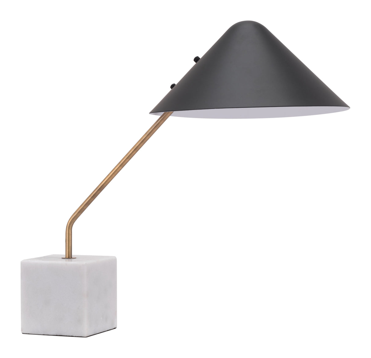 Pike Black & White Table Lamp by Zuomod at Eve Furniture