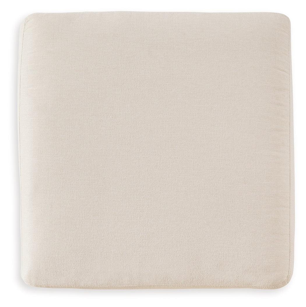 Pillar Peak Oyster Oversized Accent Ottoman by Ashley at Eve Furniture