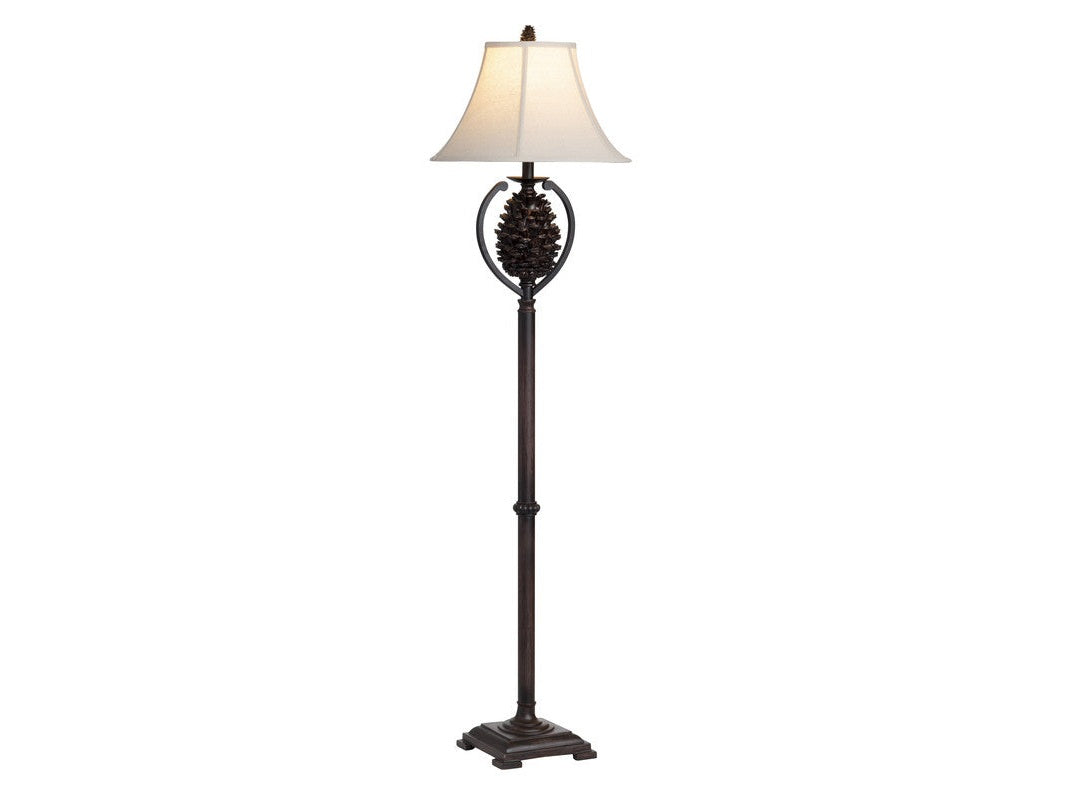 Pine Creek Brown Floor Lamp by Crestview at Eve Furniture