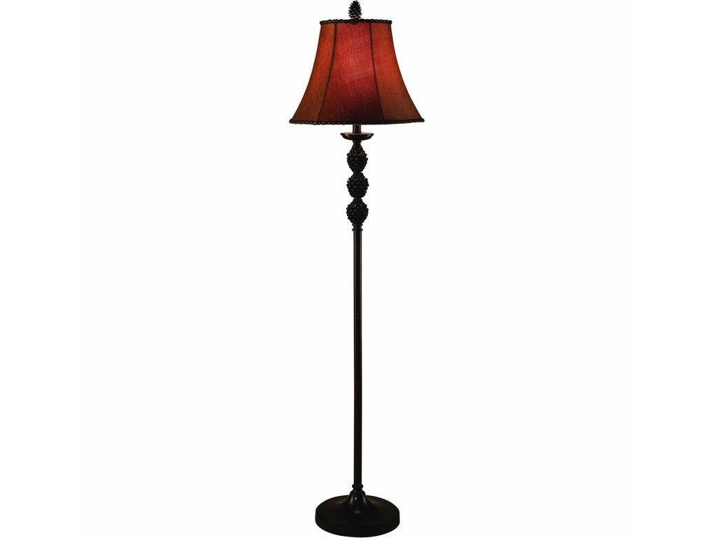 Pinegrove Brown Floor Lamp by Crestview at Eve Furniture