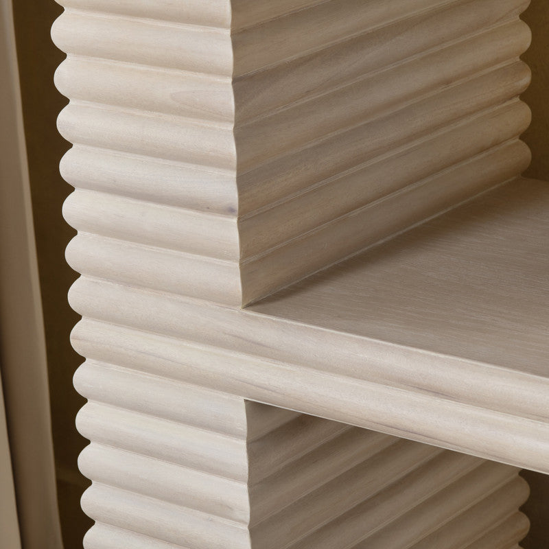 Piper Cream Etagere by Crestview at Eve Furniture