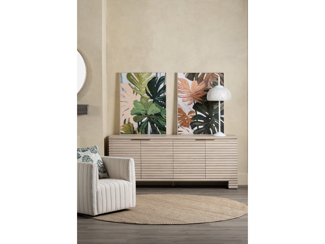 Piper Cream Four-Door Cabinet by Crestview at Eve Furniture