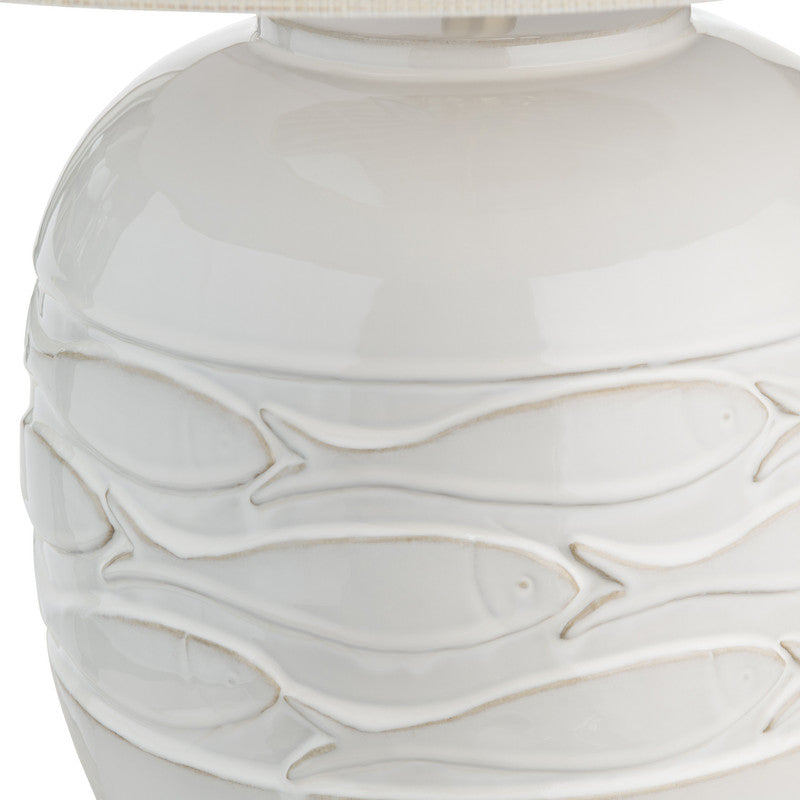 Piper İvory Table Lamp by Crestview at Eve Furniture