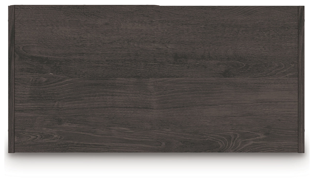 Piperton Charcoal Six Cube Organizer by Ashley at Eve Furniture