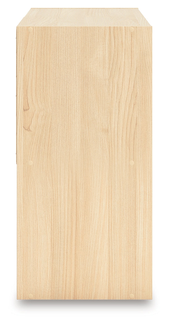 Piperton Tan Four Cube Organizer by Ashley at Eve Furniture