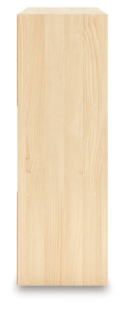 Piperton Tan Nine Cube Organizer by Ashley at Eve Furniture