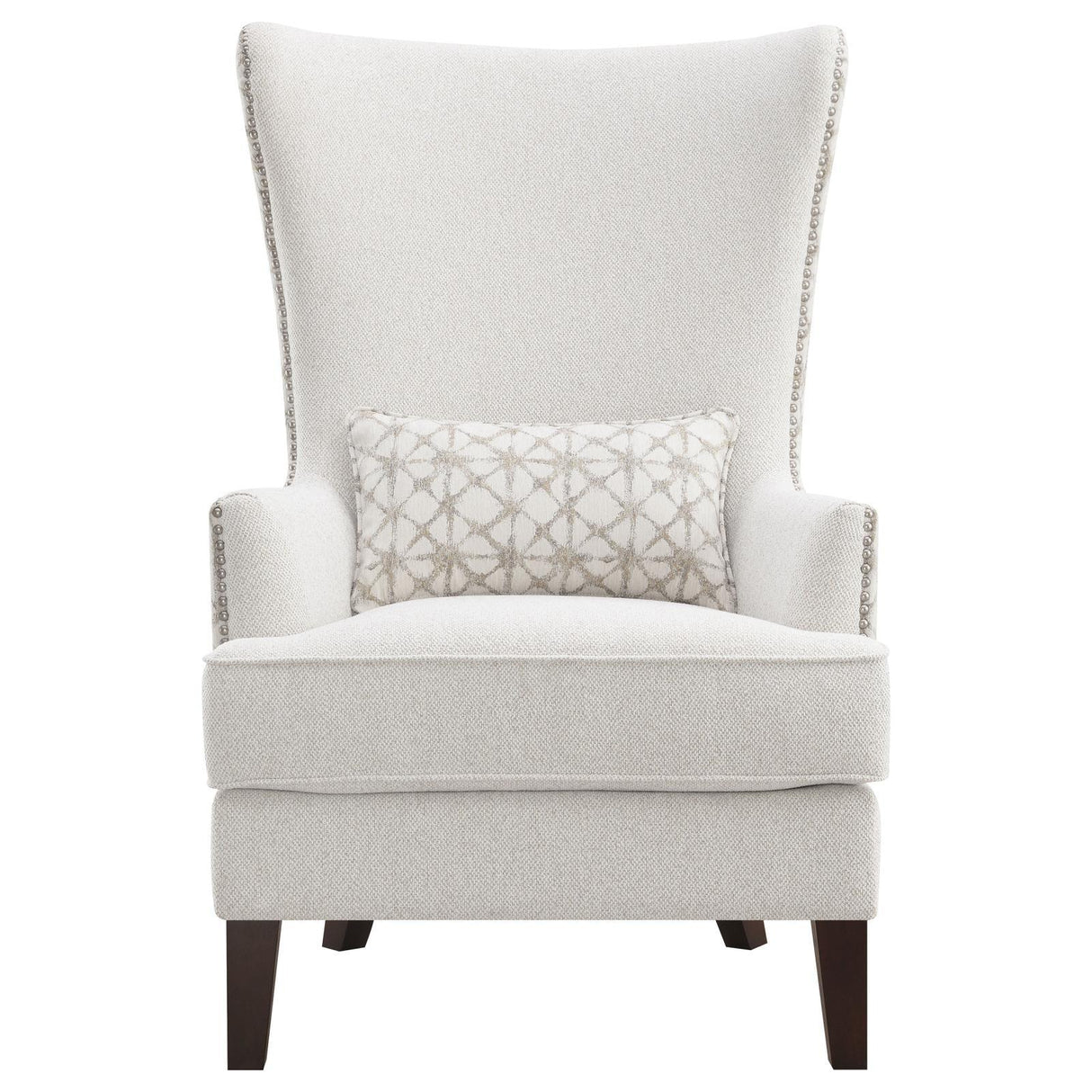 Pippin Latte Upholstered Wingback Accent Chair by Coaster at Eve Furniture