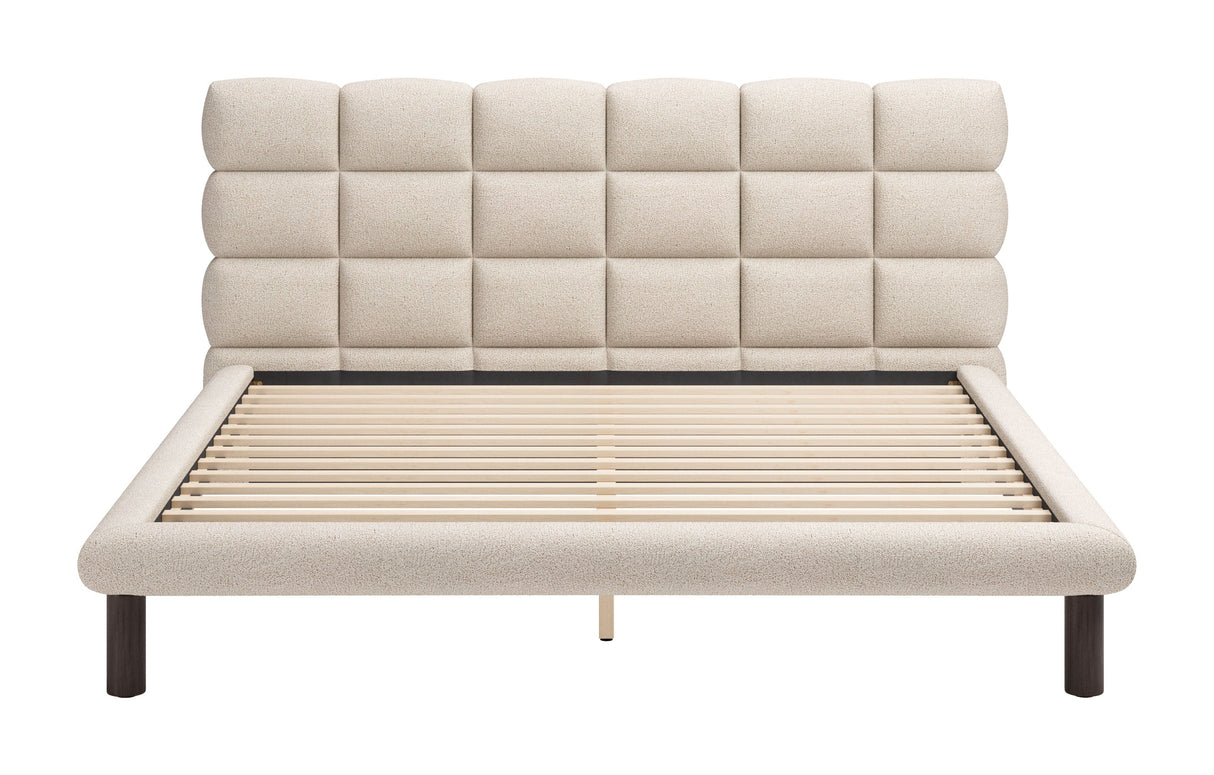 Placid Beige King Bed by Zuomod at Eve Furniture