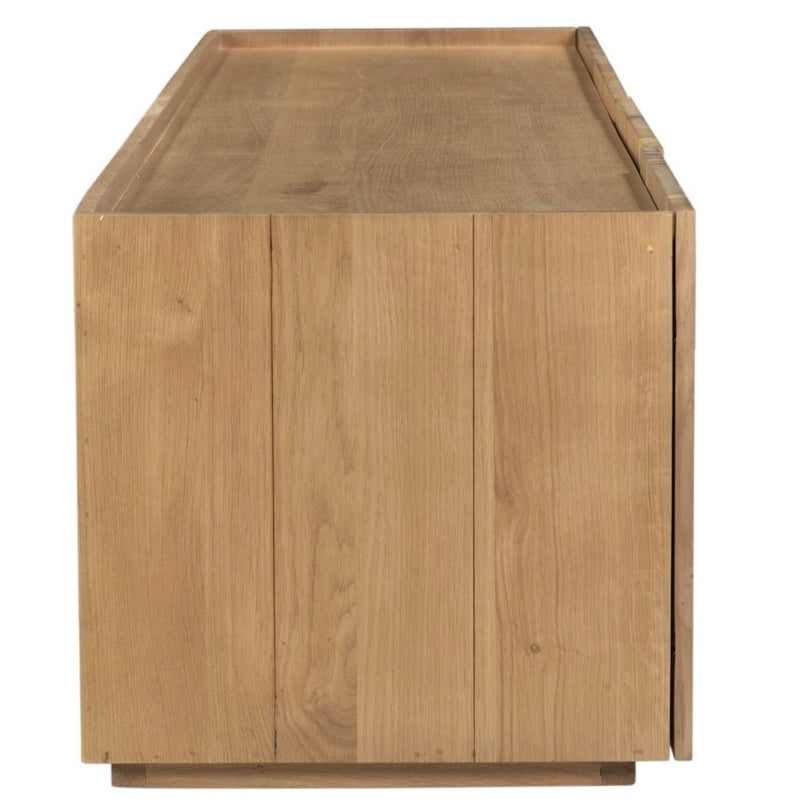 Plank Media Cabinet Natural by Moe's Home at Eve Furniture