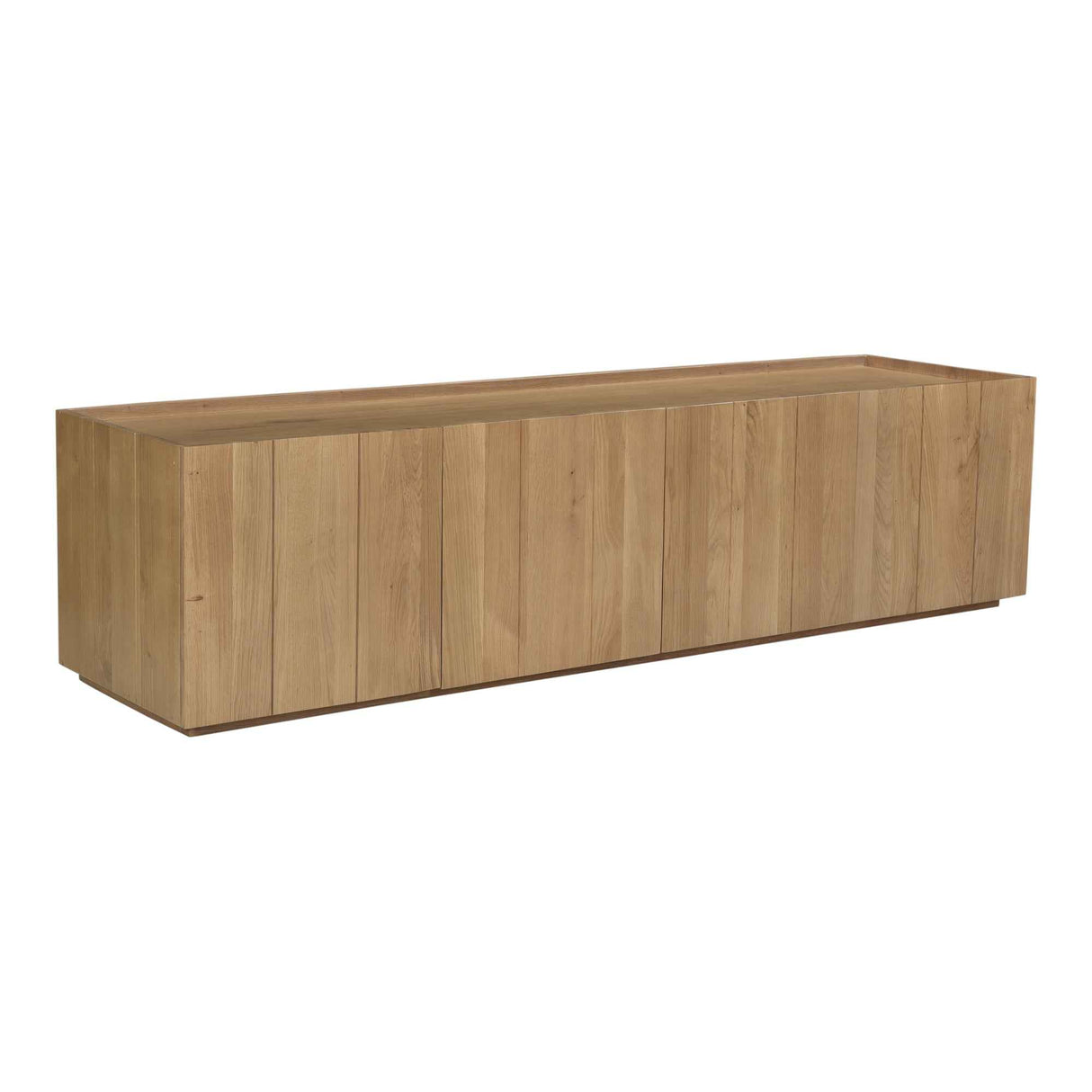 Plank Natural Media Cabinet