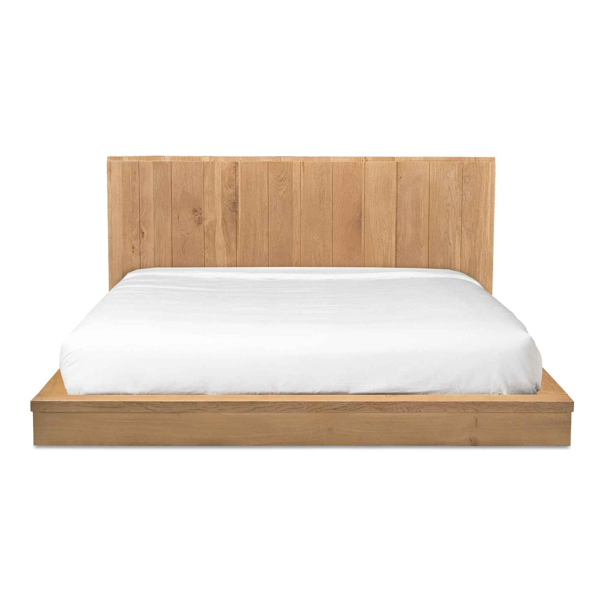 Plank Natural Queen Bed by Moe's Home at Eve Furniture