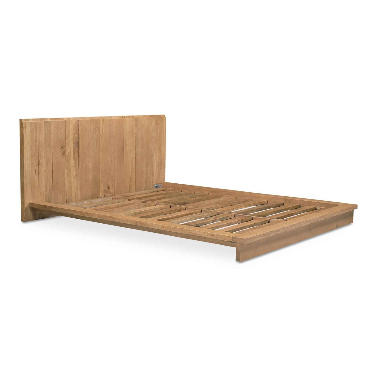 Plank Natural Queen Bed by Moe's Home at Eve Furniture