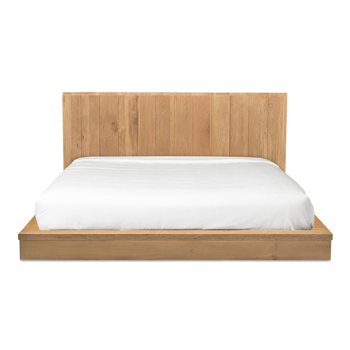 Plank Natural Queen Bed by Moe's Home at Eve Furniture
