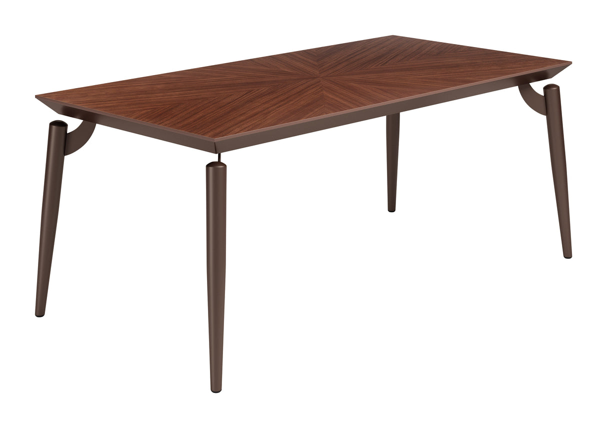 Plano Brown Dining Table by Zuomod at Eve Furniture