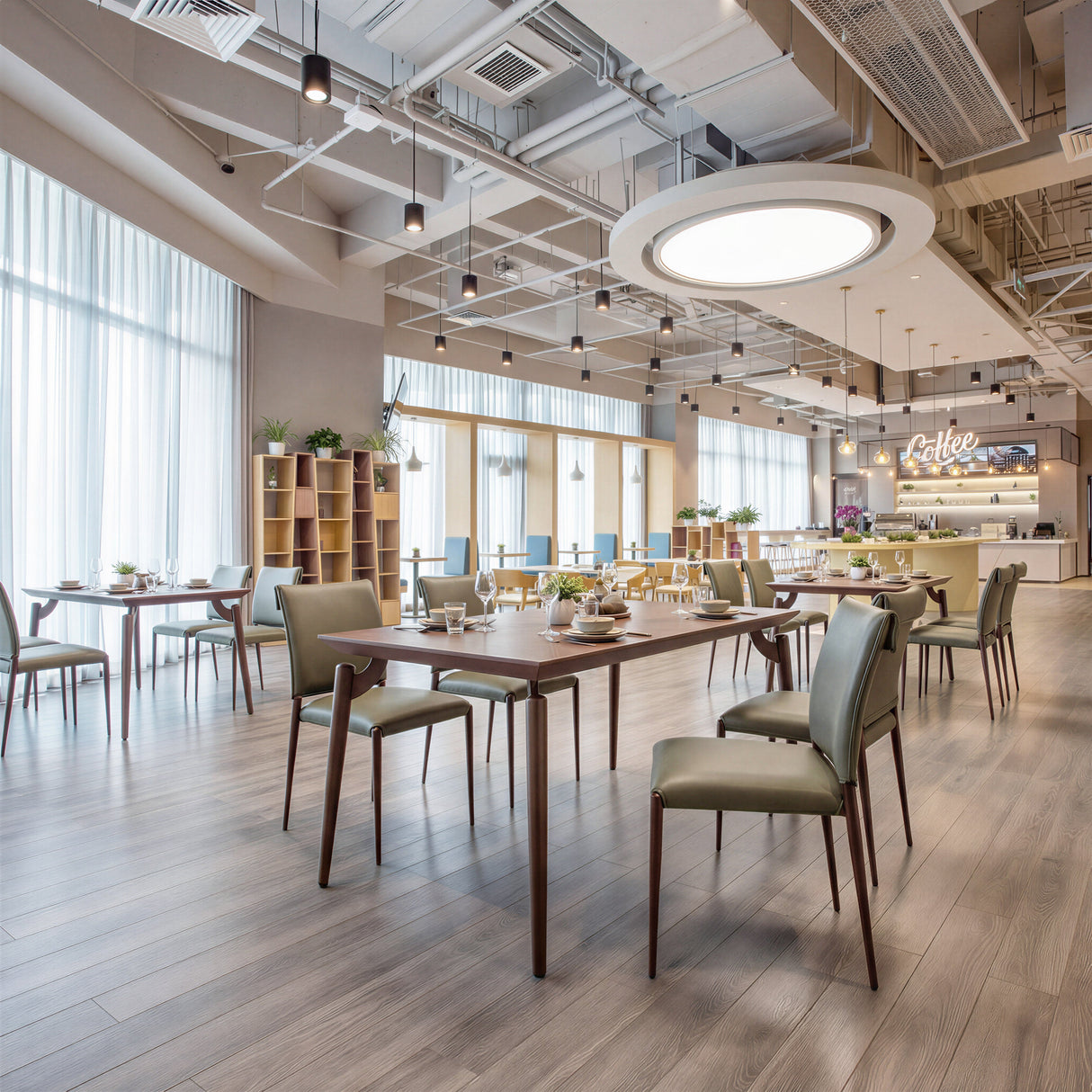 Plano Brown Dining Table by Zuomod at Eve Furniture