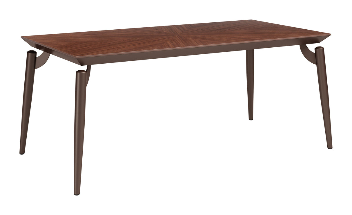 Plano Brown Dining Table by Zuomod at Eve Furniture