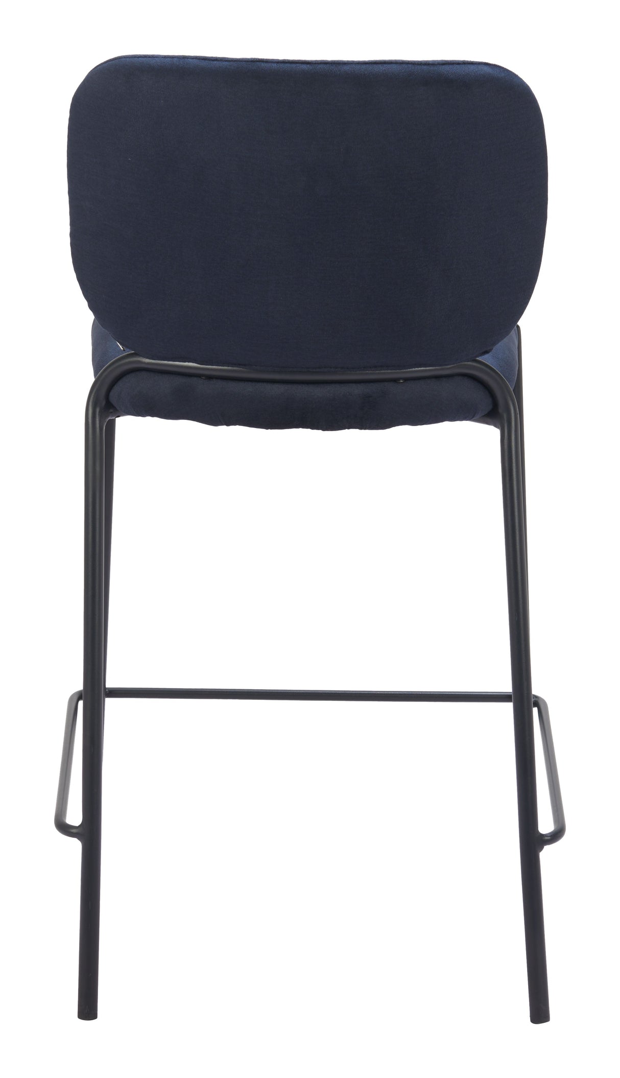 Plat Blue Counter Stool (Set of 2) by Zuomod at Eve Furniture