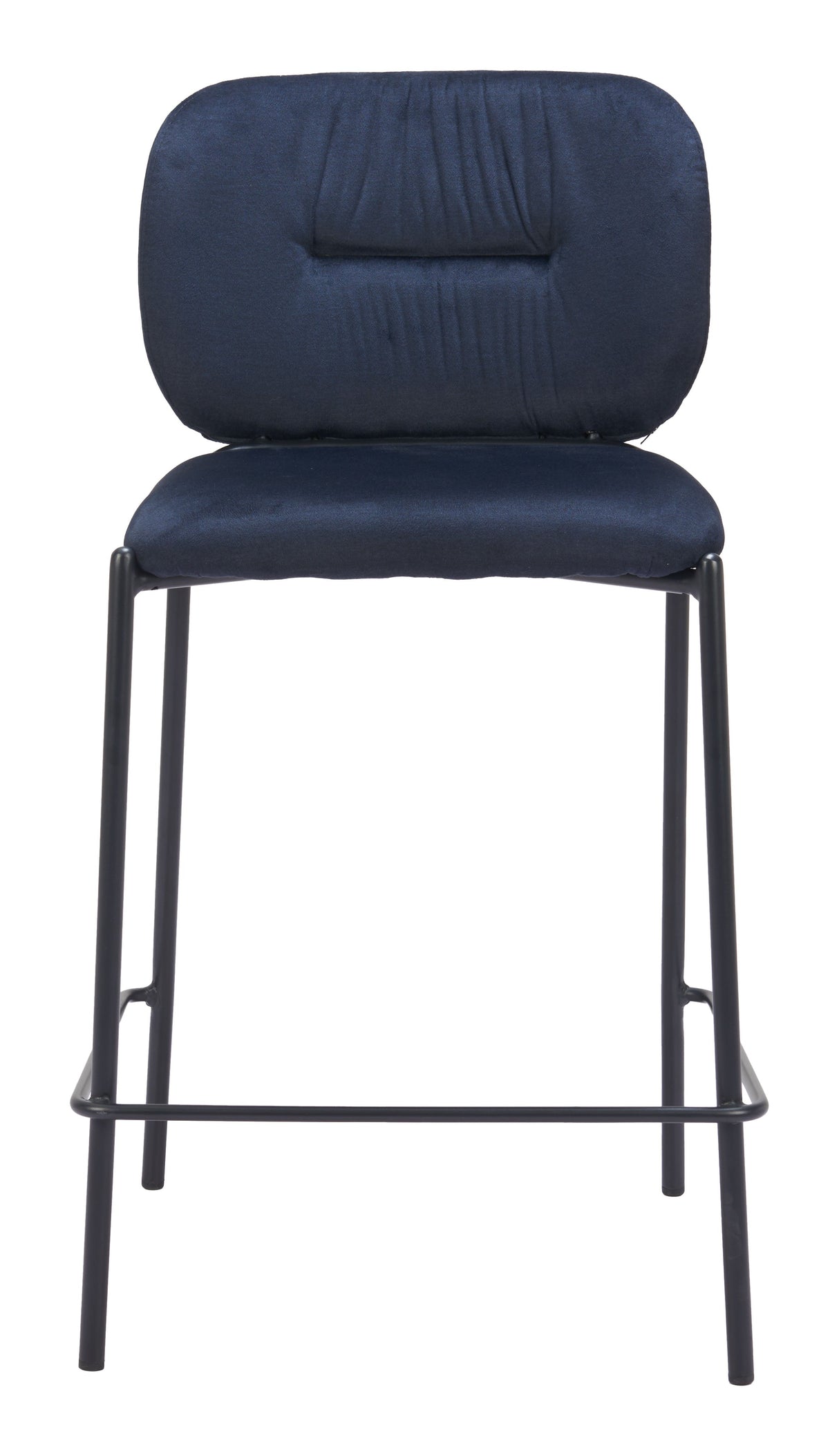 Plat Blue Counter Stool (Set of 2) by Zuomod at Eve Furniture