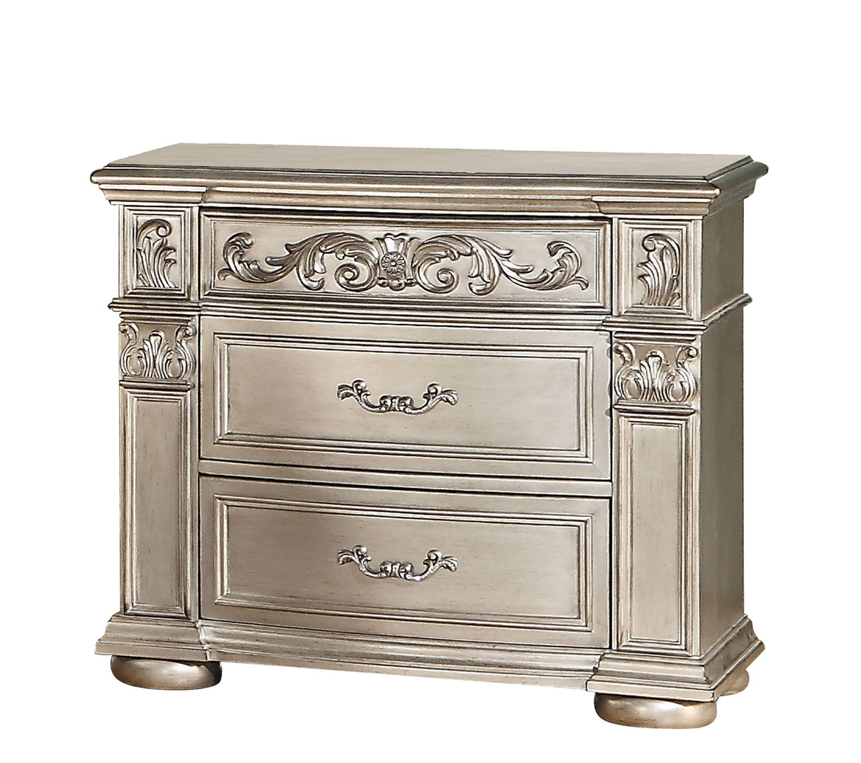 Platinum Silver Bedroom Set by Cosmos Furniture at Eve Furniture