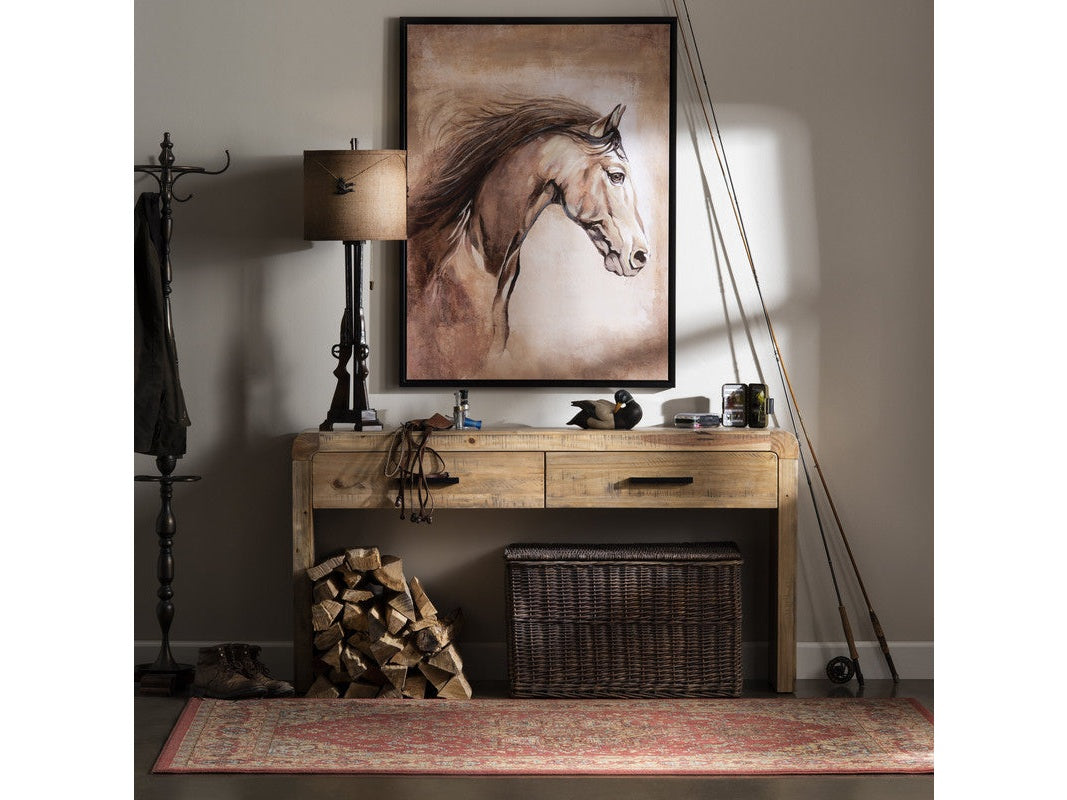 Pleasant Grove Brown Console by Crestview at Eve Furniture