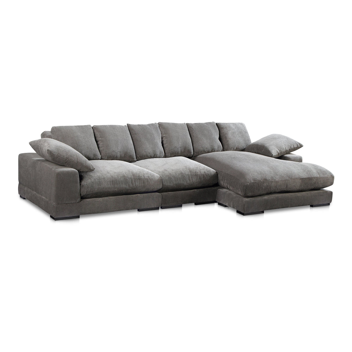 Plunge Charcoal Large Sectional by MOES at Eve Furniture