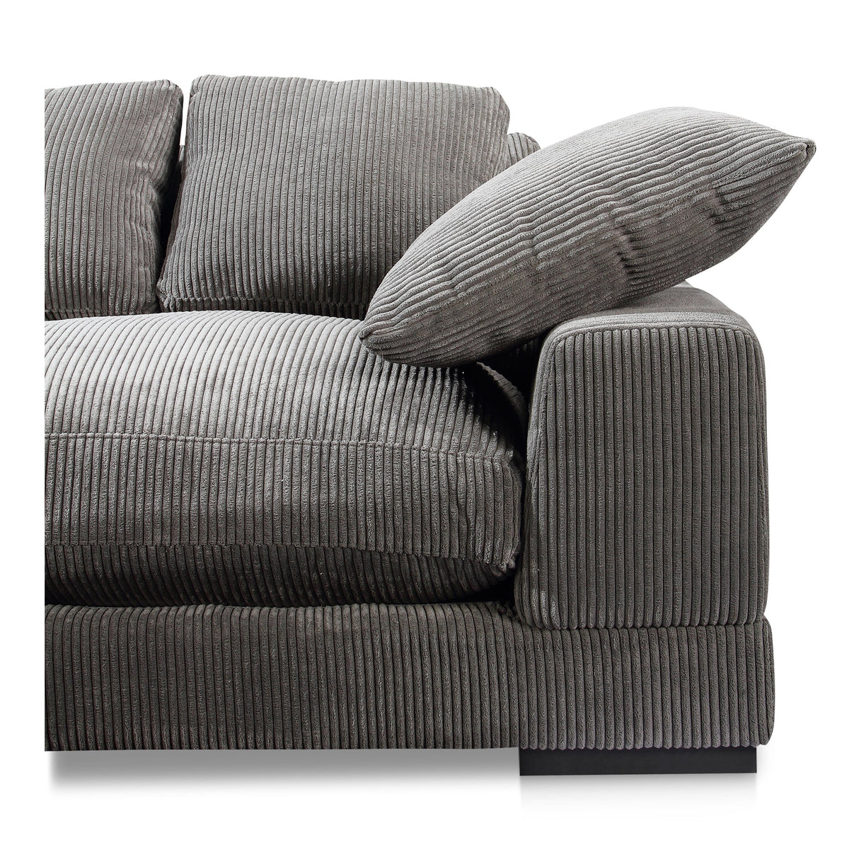 Plunge Charcoal Large Sectional by MOES at Eve Furniture