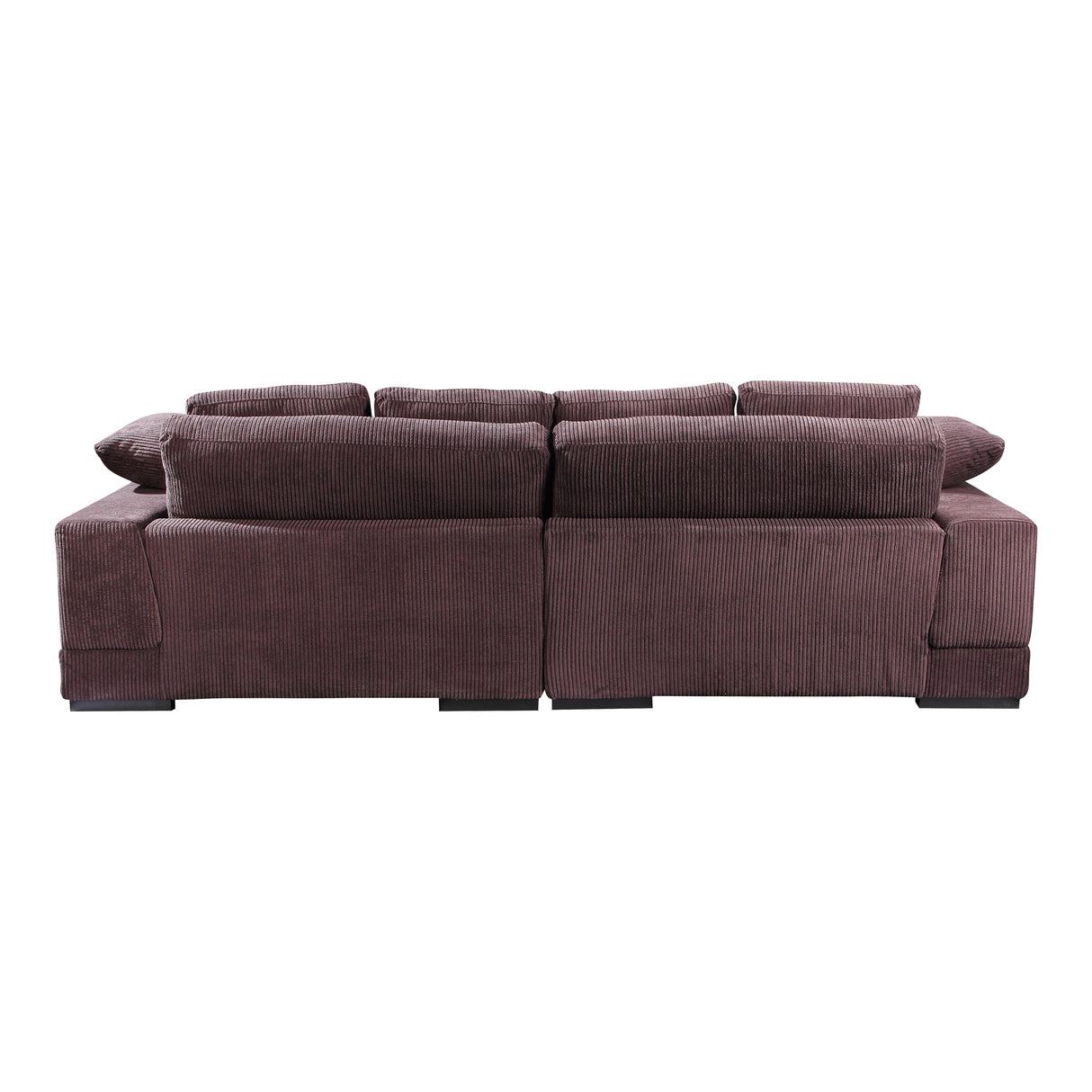 Plunge Dark Brown Sectional by MOES at Eve Furniture