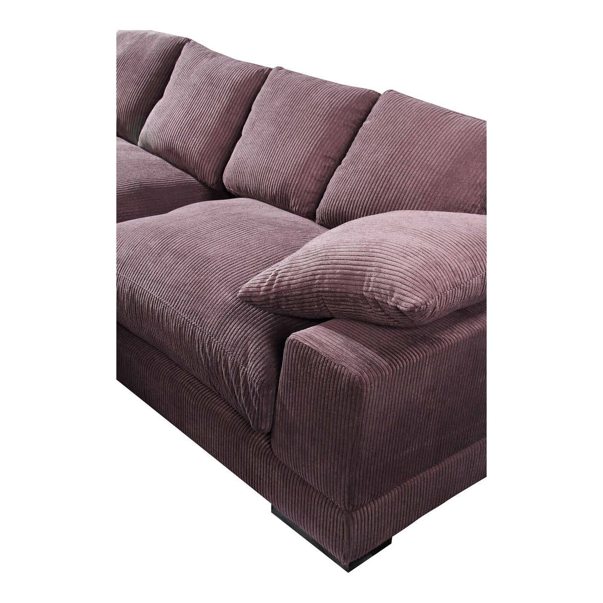 Plunge Dark Brown Sectional by MOES at Eve Furniture