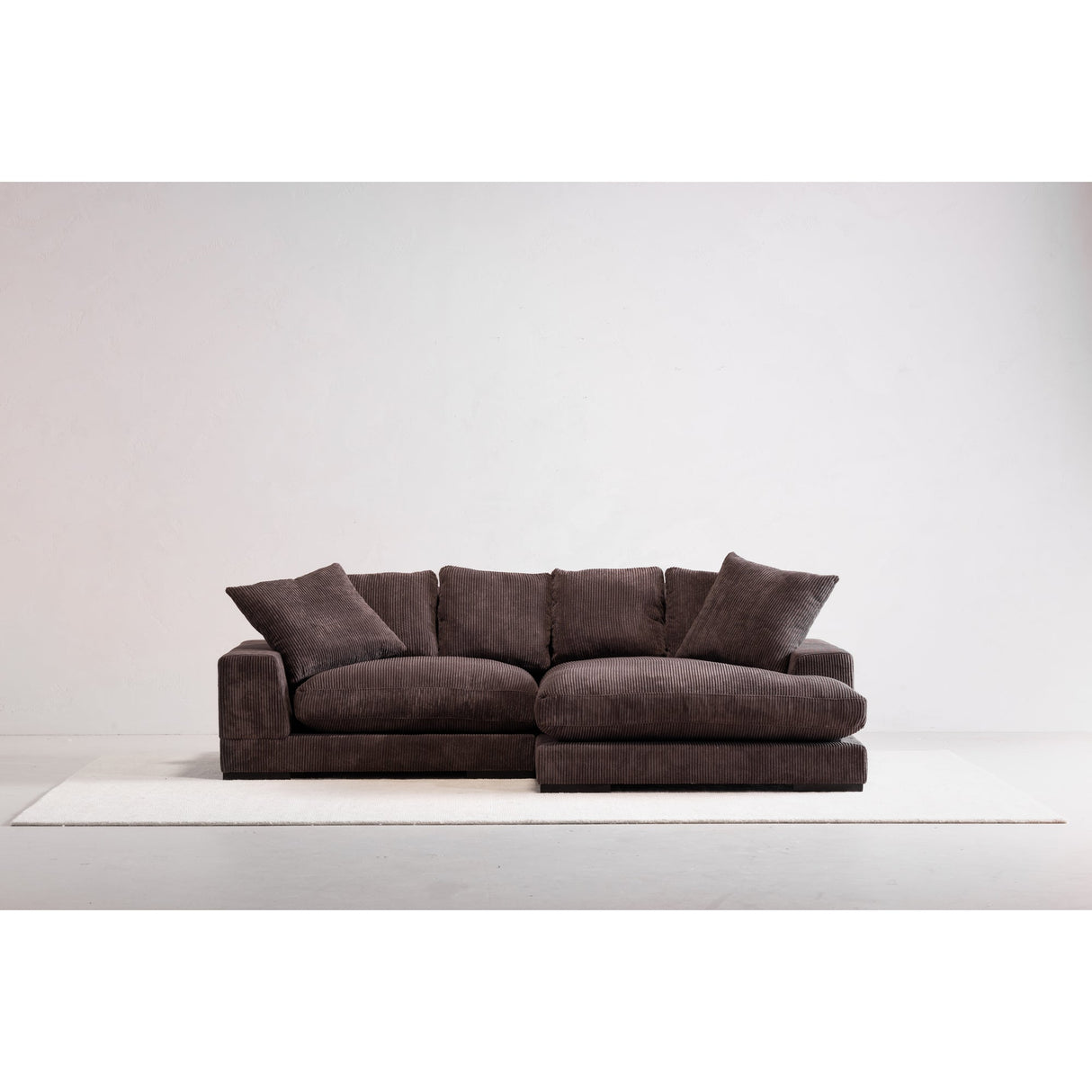 Plunge Dark Brown Sectional by MOES at Eve Furniture