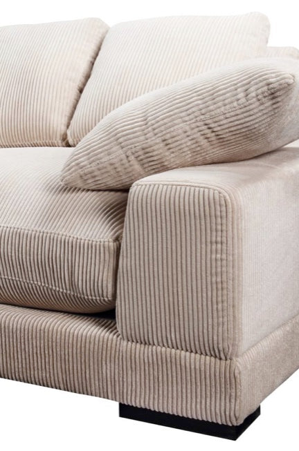 Plunge Sectional Cappuccino by Moe's Home at Eve Furniture