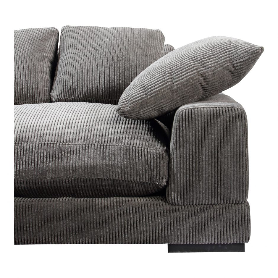 Plunge Sectional Charcoal by Moe's Home at Eve Furniture