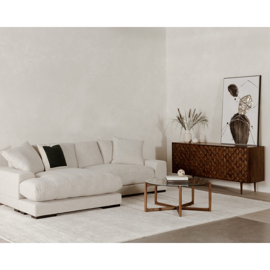 Plunge Sectional Sahara by Moe's Home at Eve Furniture