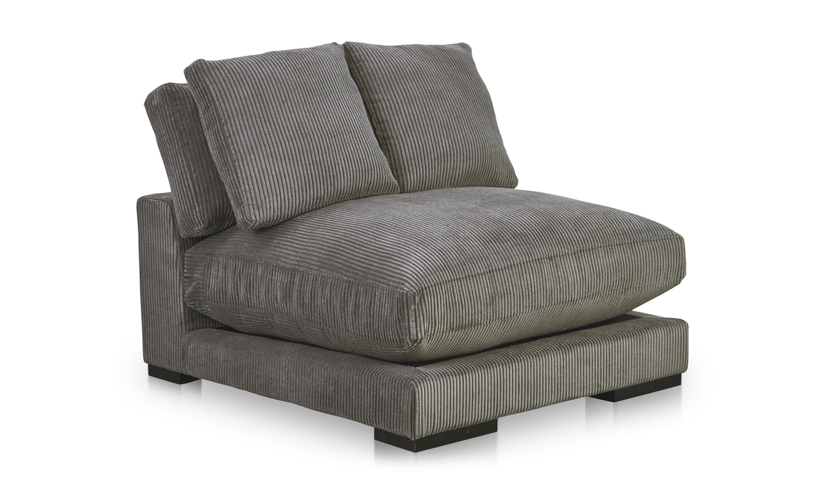 Plunge Slipper Chair - Charcoal by Moe's Home at Eve Furniture