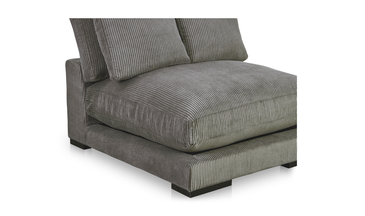 Plunge Slipper Chair - Charcoal by Moe's Home at Eve Furniture