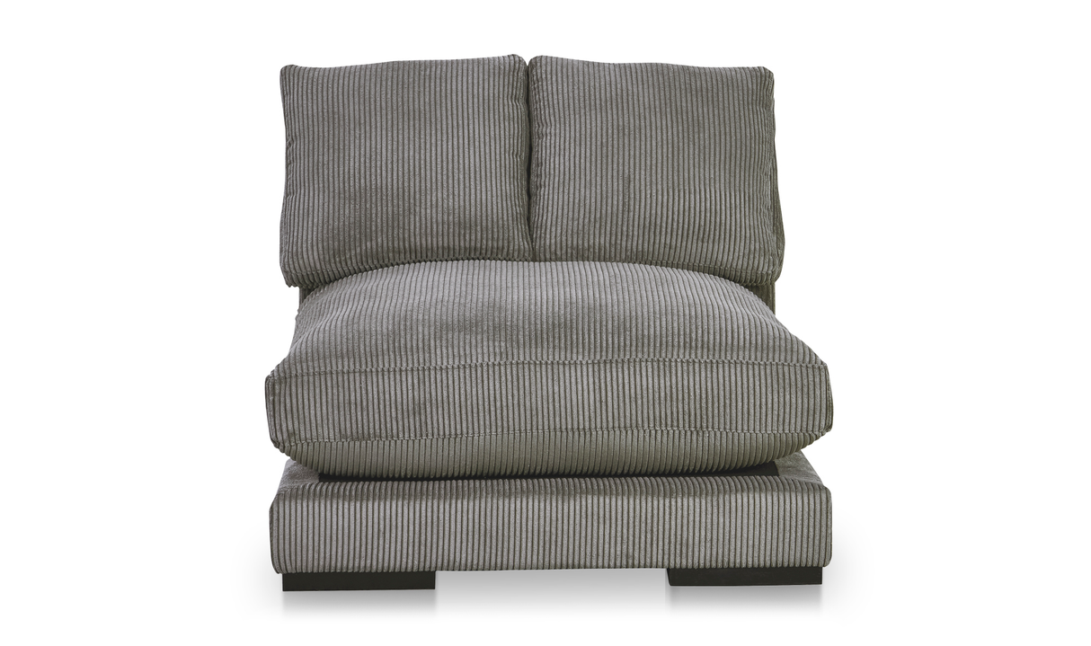 Plunge Slipper Chair - Charcoal by Moe's Home at Eve Furniture