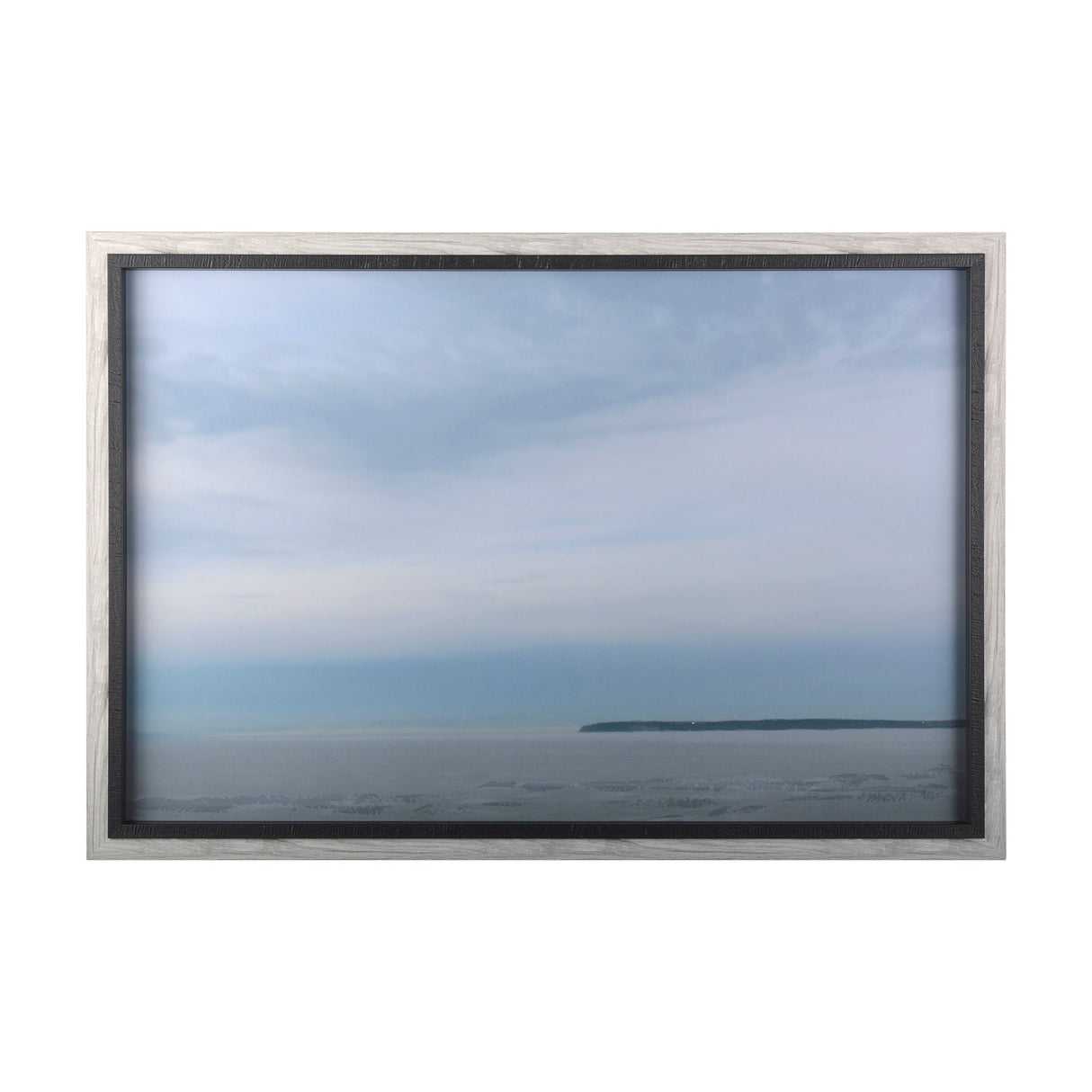 Point Roberts by Mercana Studio a Hand Embellished Textured Framed Photo Art Print Matted under Glas by Mercana at Eve Furniture