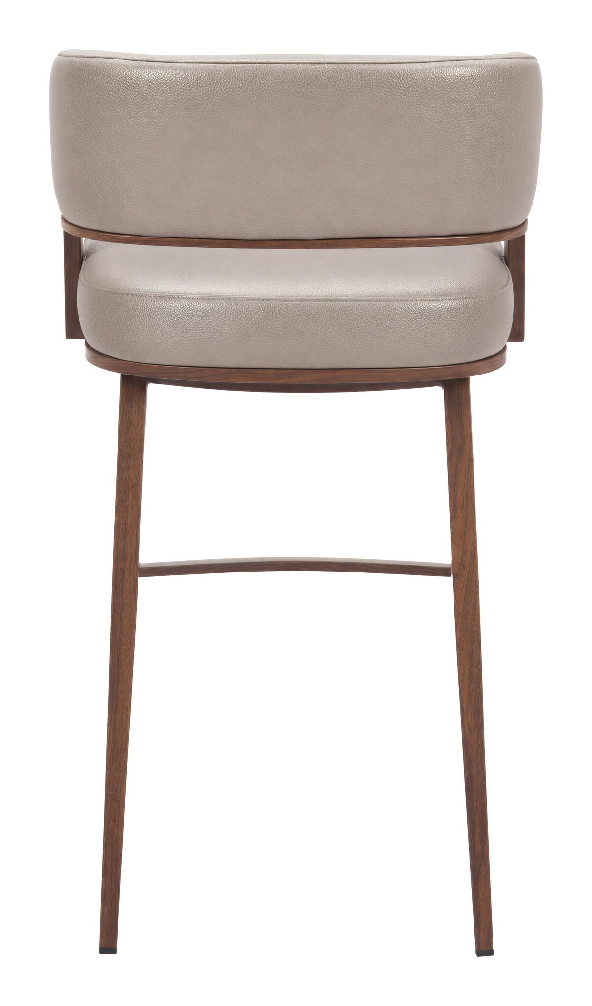 Poise Barstool Brown & Walnut by Zuomod at Eve Furniture