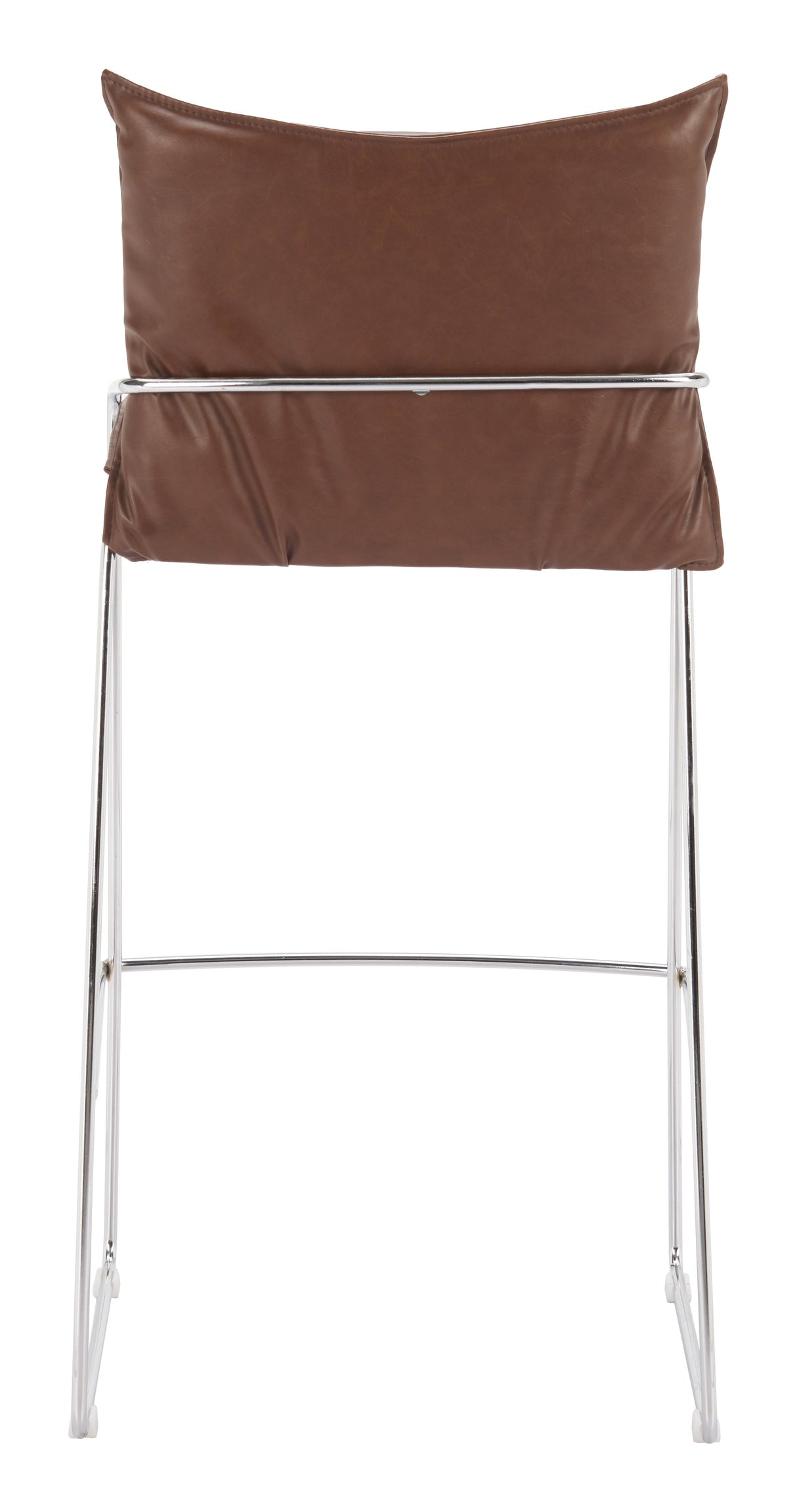 Pola Brown Barstool by Zuomod at Eve Furniture