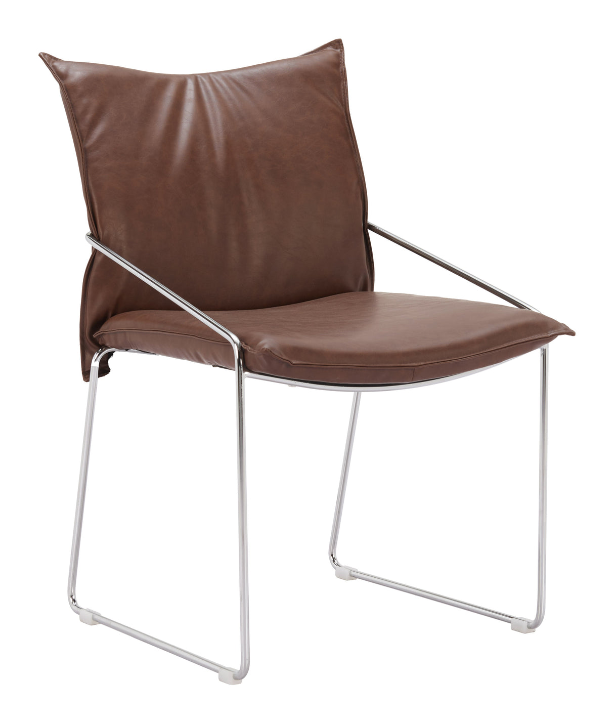 Pola Brown Dining Chair (Set of 2) by Zuomod at Eve Furniture