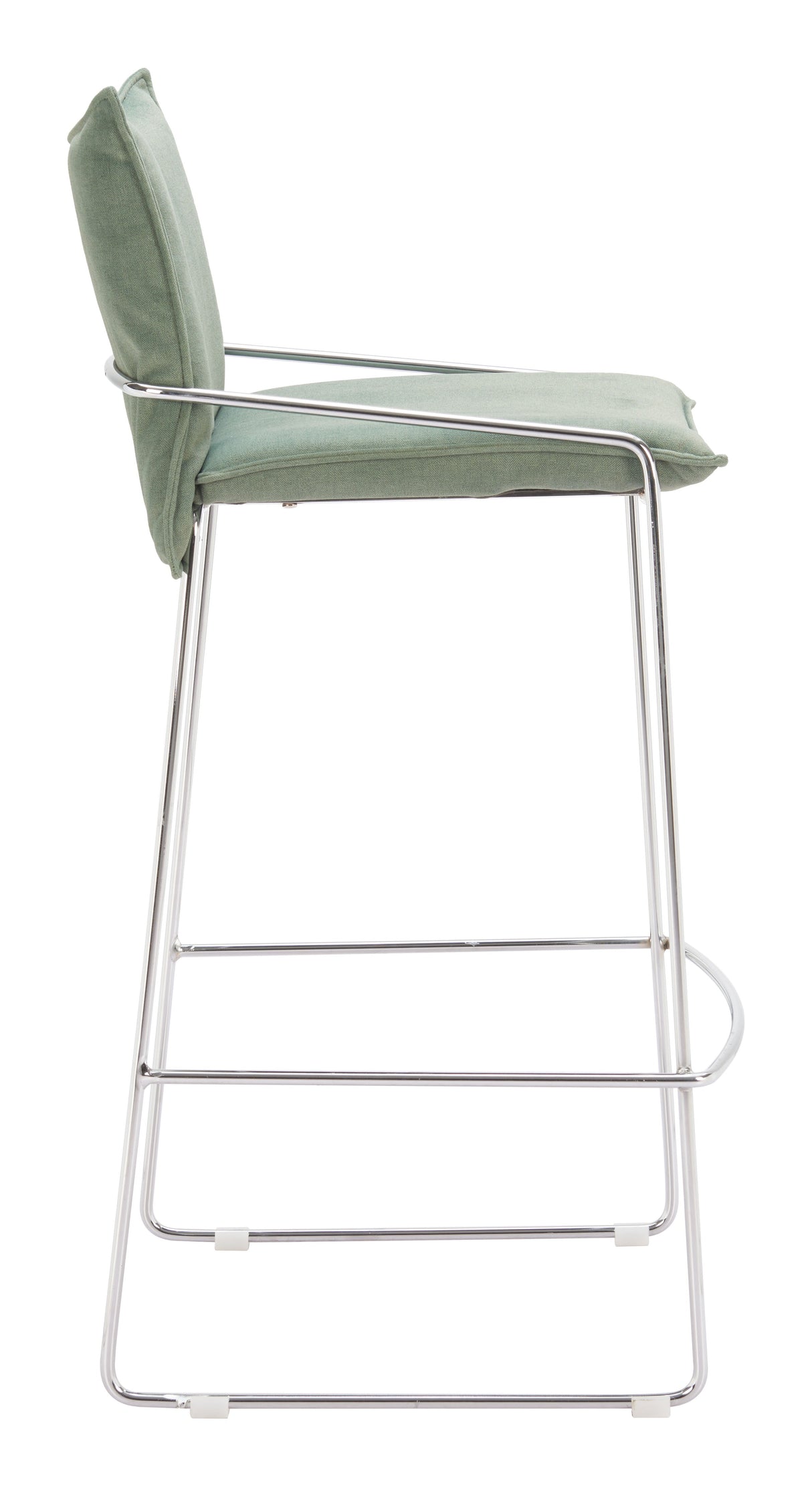 Pola Green Barstool by Zuomod at Eve Furniture
