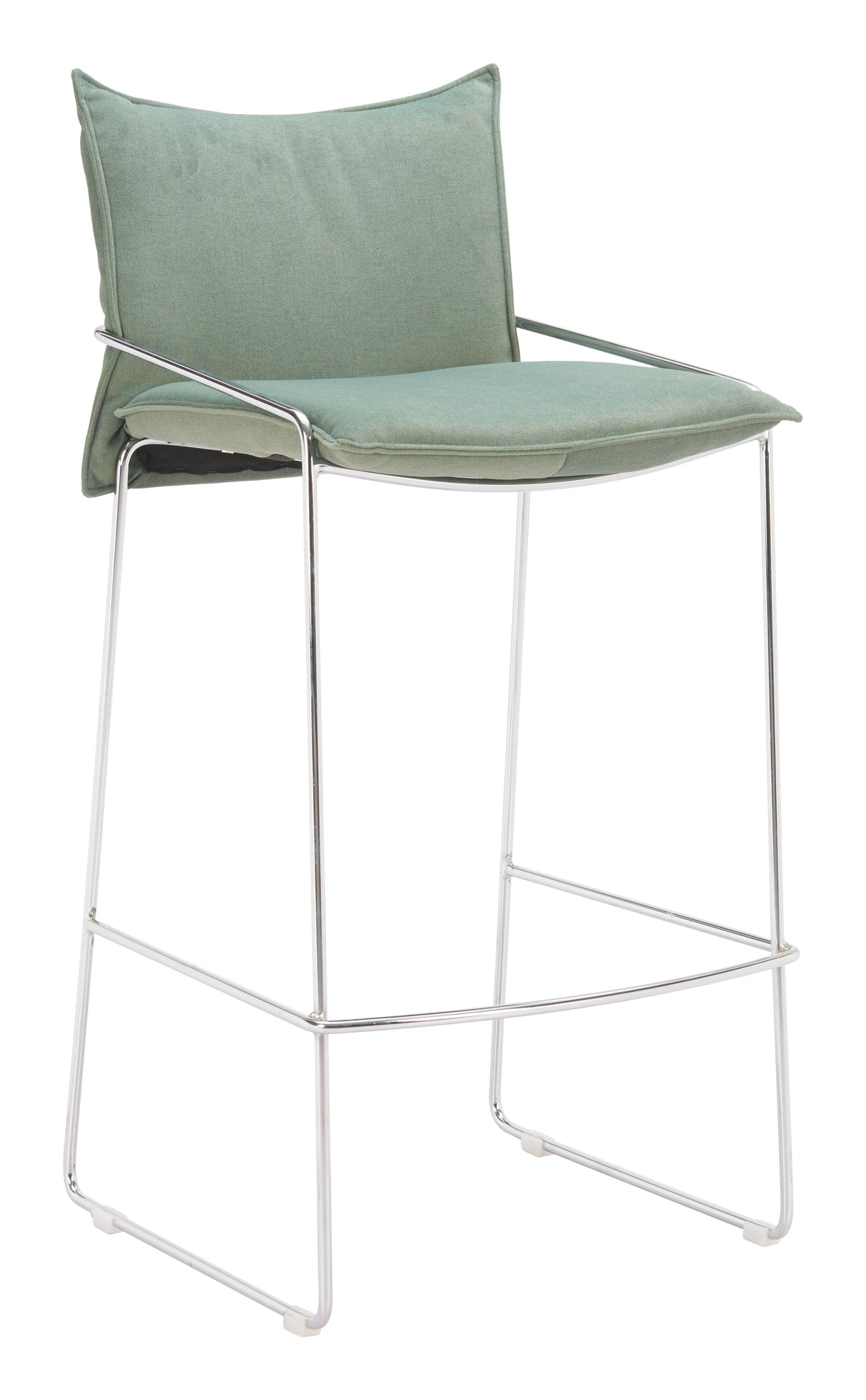 Pola Green Barstool by Zuomod at Eve Furniture