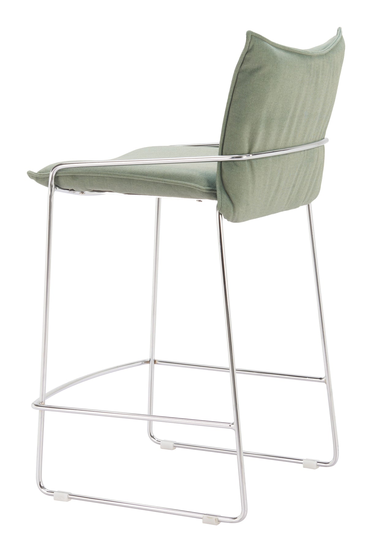 Pola Green Counter Stool by Zuomod at Eve Furniture